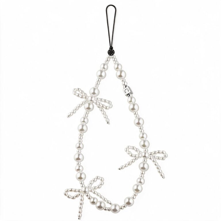 CASETiFY Snowflake Cherry Bow Chain Bead Jewelry Portable Ha
