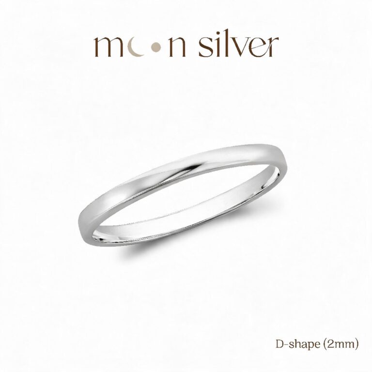 Moonsilver แหวนเงินเกลี้ยง รุ่น Line (2mm) แหวนเงินแท้925